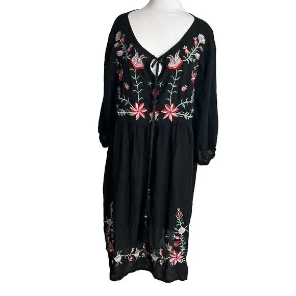 shein black embroidered dress SHEIN Tall Women's Elegant Black Autumn Dining Dress,One-Shoulder Long-Sleeved Mesh Embroidery Asymmetrical Hem High Elastic Slim Formal Evening Gown Long Dress, Tall Women